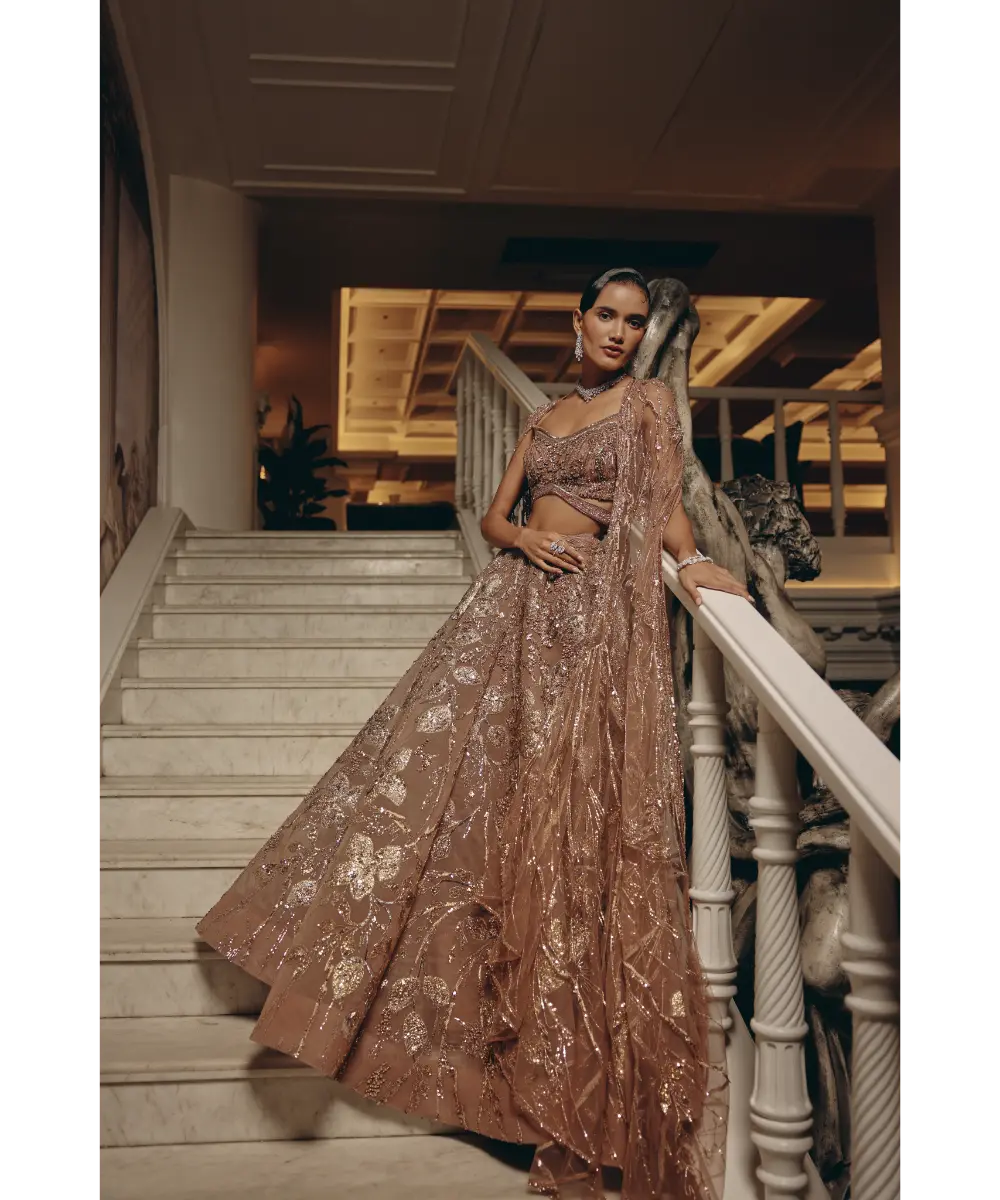ADAARA COUTURE - Ethereal Dawn Lehenga